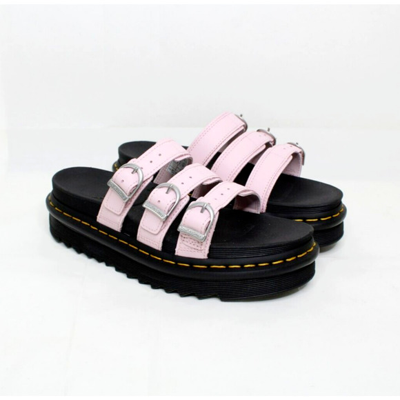 Dr. Martens Shoes - DR. Martens Women's Blaire Platform Slide Sandals Size 7 Pink New